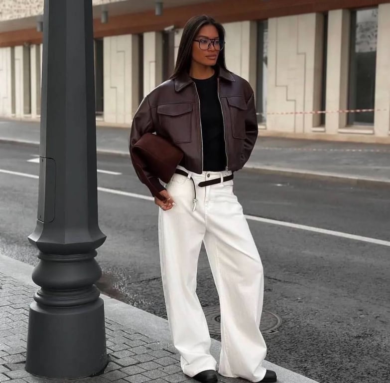 Кожаные куртки остаются в тренде не один год