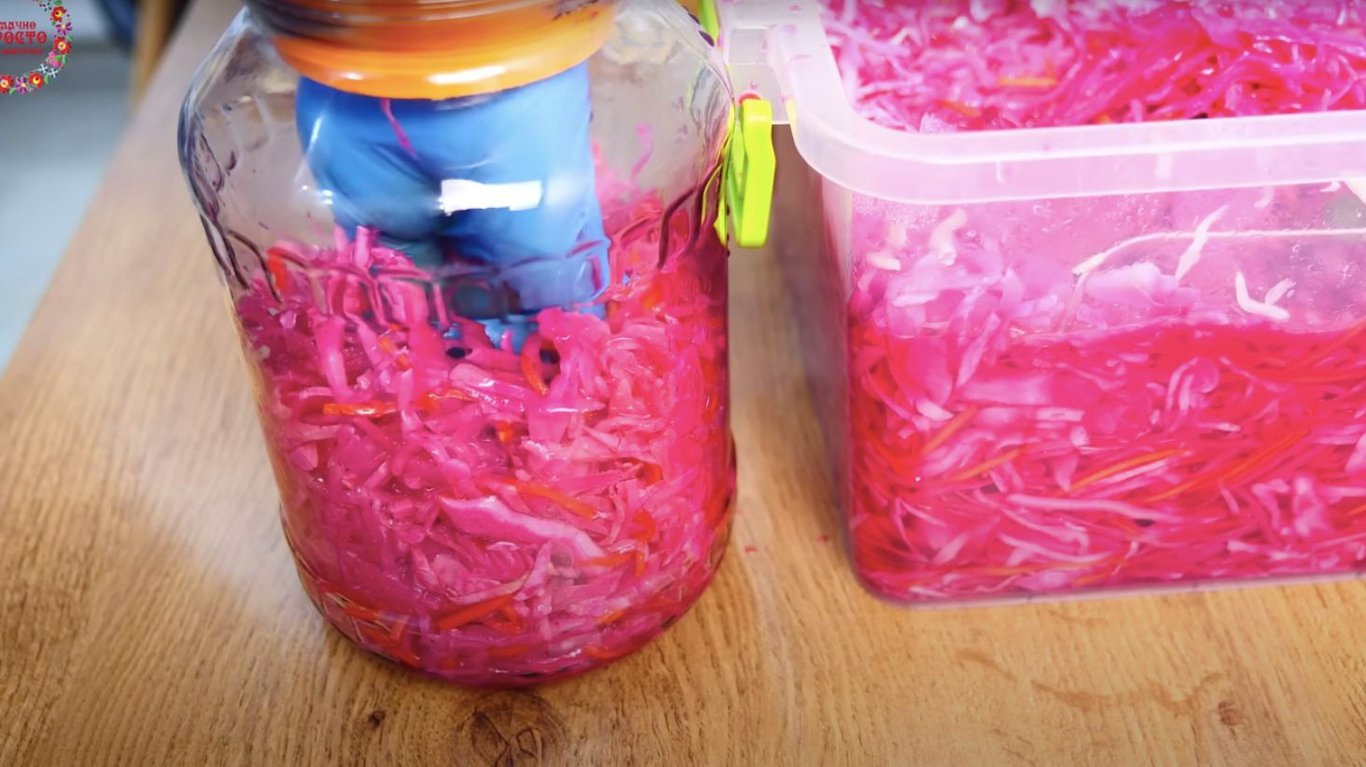 рецепт капусты со свеклой