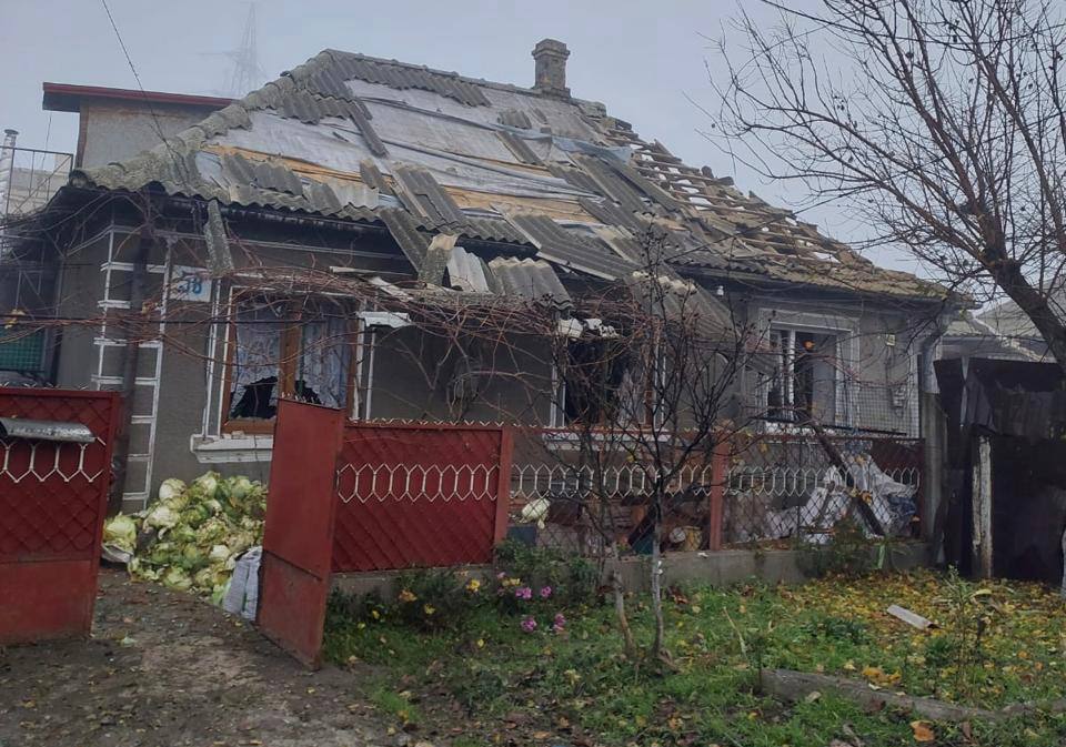 Пошкоджений будинок на Одещині