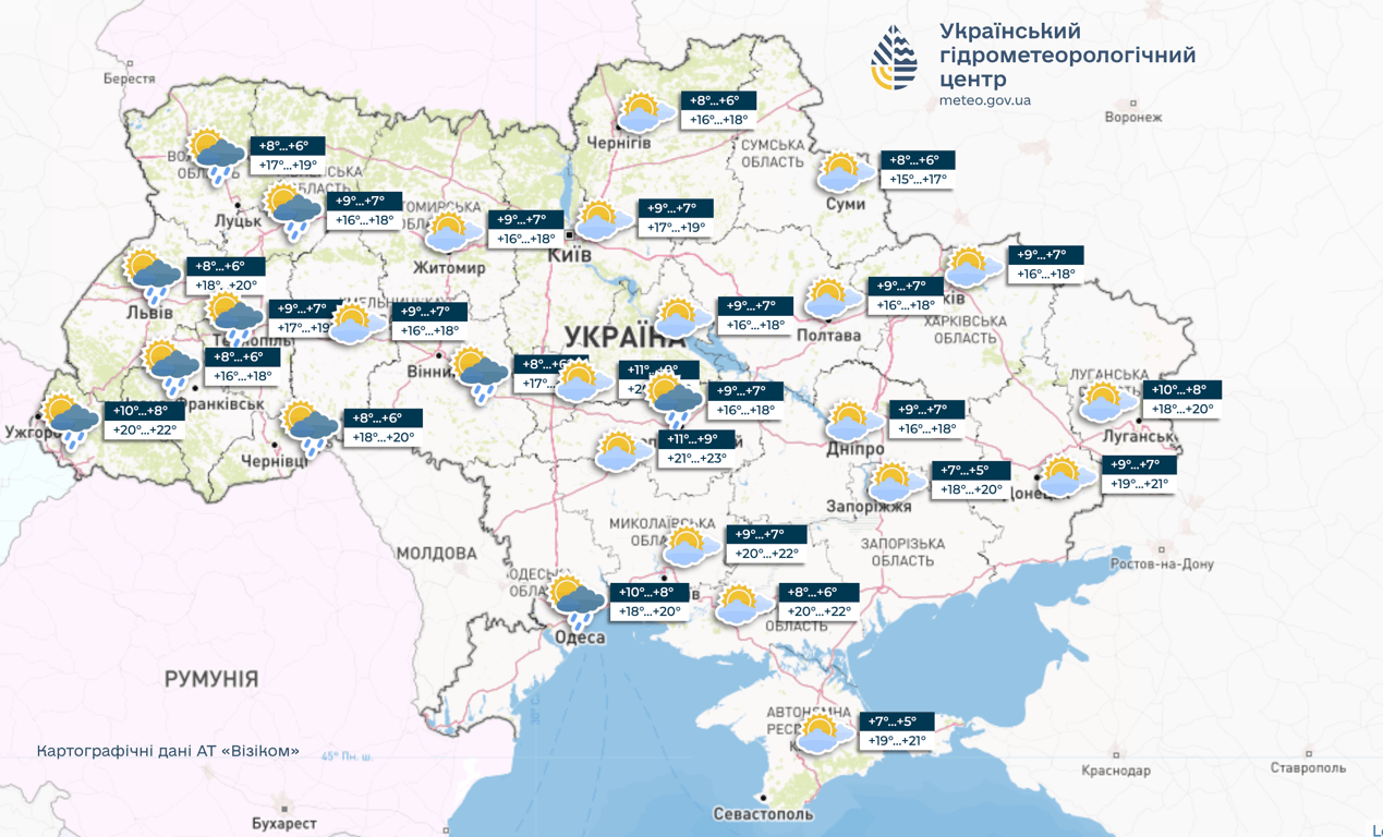 погода в Україні