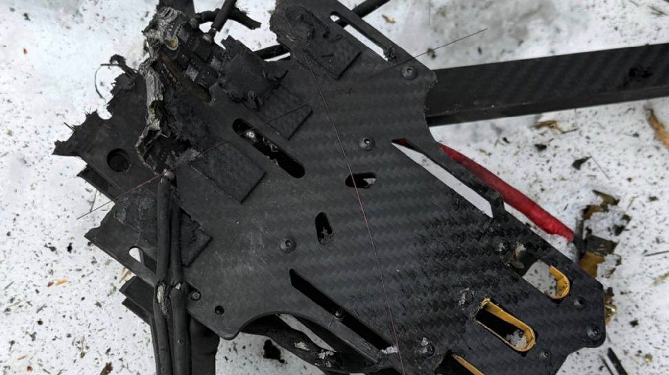 Впавший FPV-дрон у Харкові