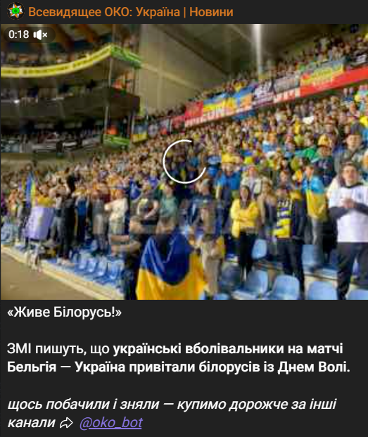 Болельщики сборной Украины