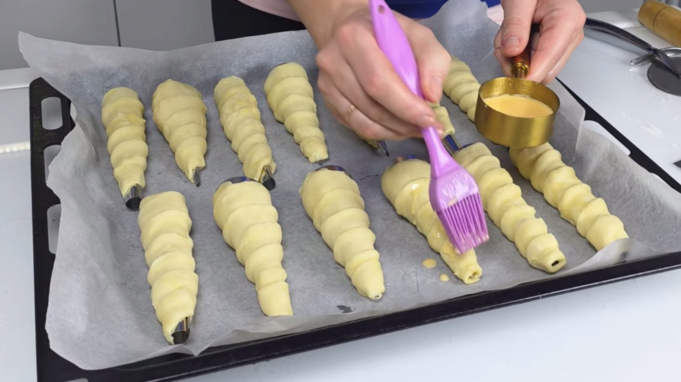 рецепт смачних трубочок з кремом