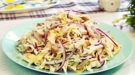 Весенний салат "Дама с характером" за 10 мин: понадобится пекинская капуста - 285x160