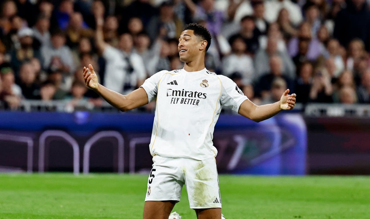 Джуд Беллингем в матче против "Атлетико" 22 марта 2026 года