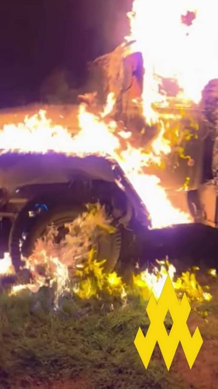 Агенти АТЕШ спалили техніку РФ у Авдіївці