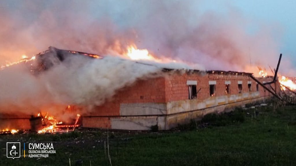 Російський дрон атакував ферму у Сумській області