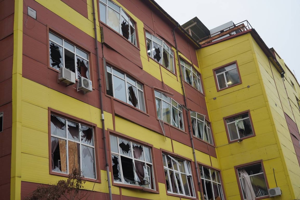 Russian shelling of Dnipro on December 1