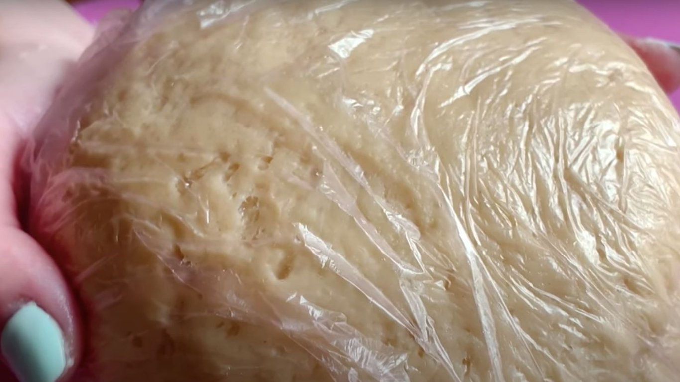 тесто в пакете 