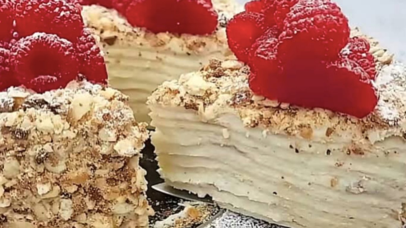 рецепт сирного наполеона