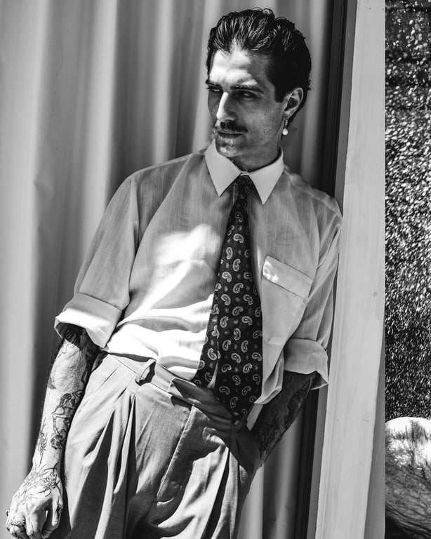 Співак Доміано Давід. Фото: instagram.com/damon_baker/