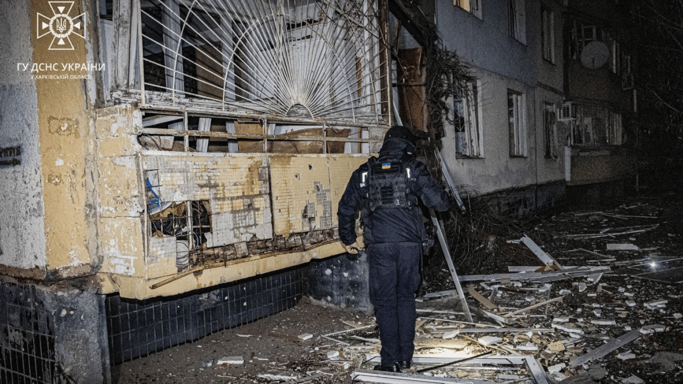 Ночной удар БпЛА по Харькову – прокуратура показала последствия