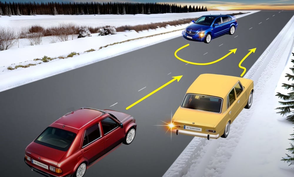 Тест з ПДР: в якому порядку водії авто мають проїхати ділянку дороги?