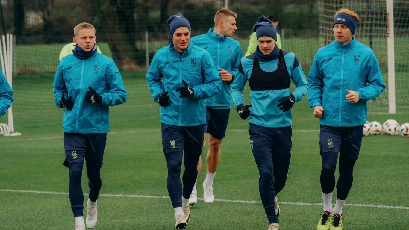 Игроки сборной Украины
