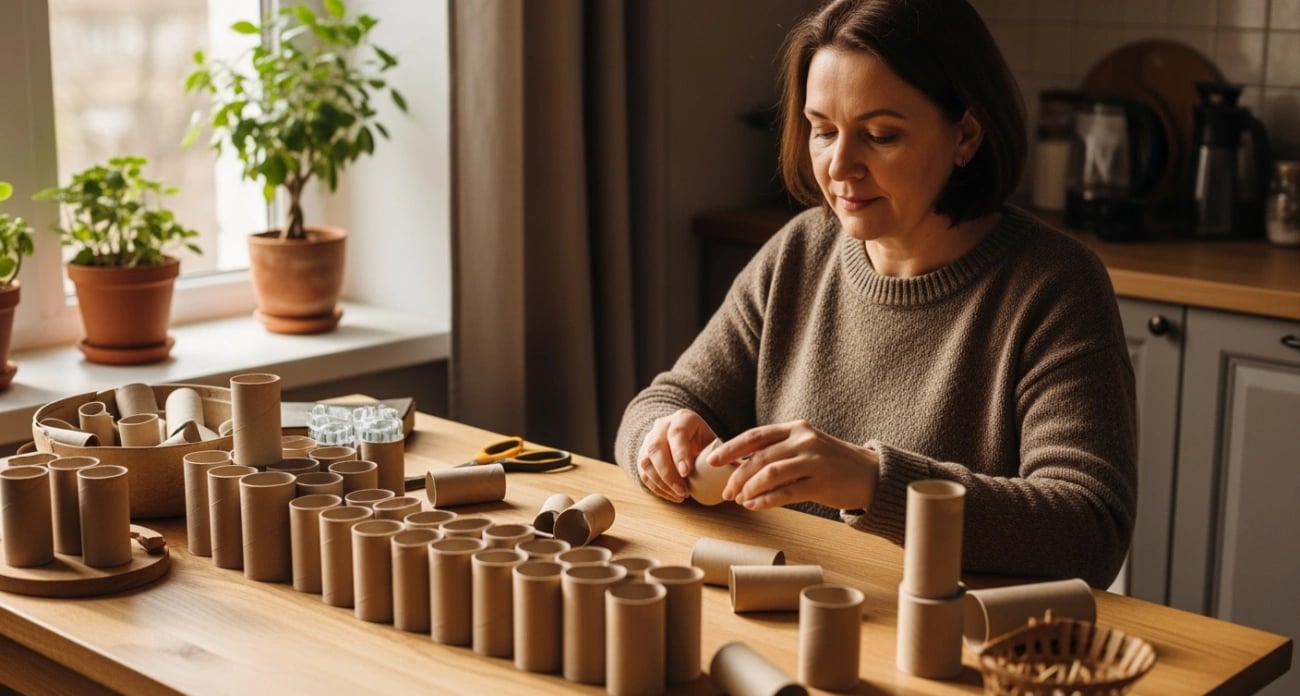 Як використати втулки від туалетного паперу у компості