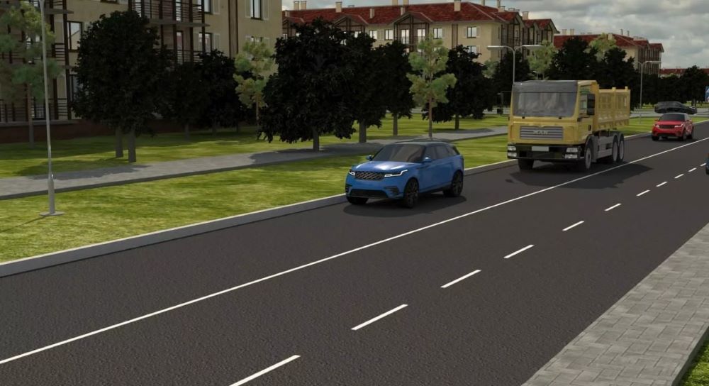 Швидкий тест з ПДР — чи дозволена водієві синього авто зупинка на краю дороги - фото 1