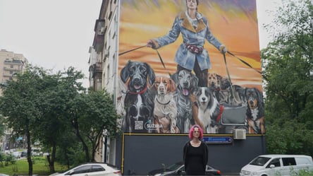 У Києві з'явився мурал, присвячений волонтерці, яка рятувала тварин в Ірпені - 285x160