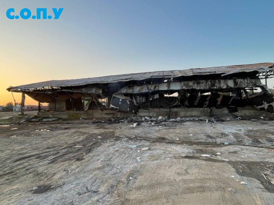 Уничтожена гражданская инфраструктура. Фото: Силы обороны юга Украины