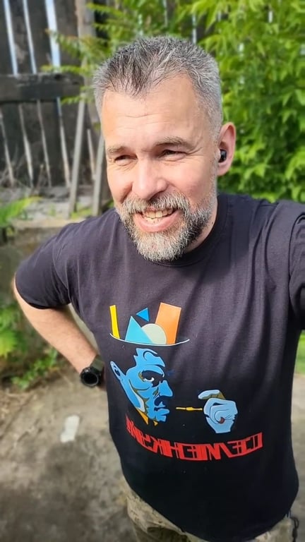 Український телеведучий і військовослужбовець Геннадій Попенко. Фото: instagram.com/popenko_hennadi