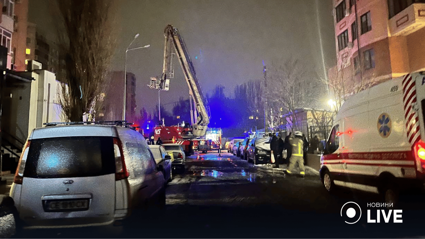 В Одессе сгорела квартира в многоэтажке