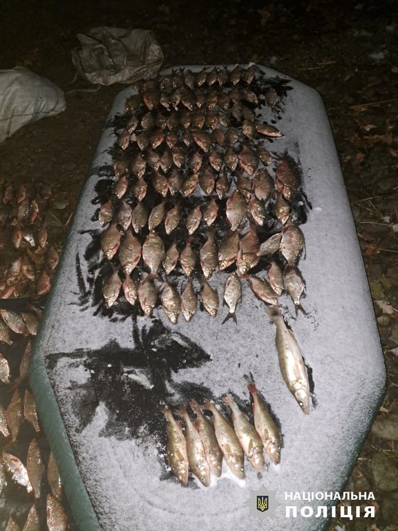 Браконьєр сітками ловив рибу