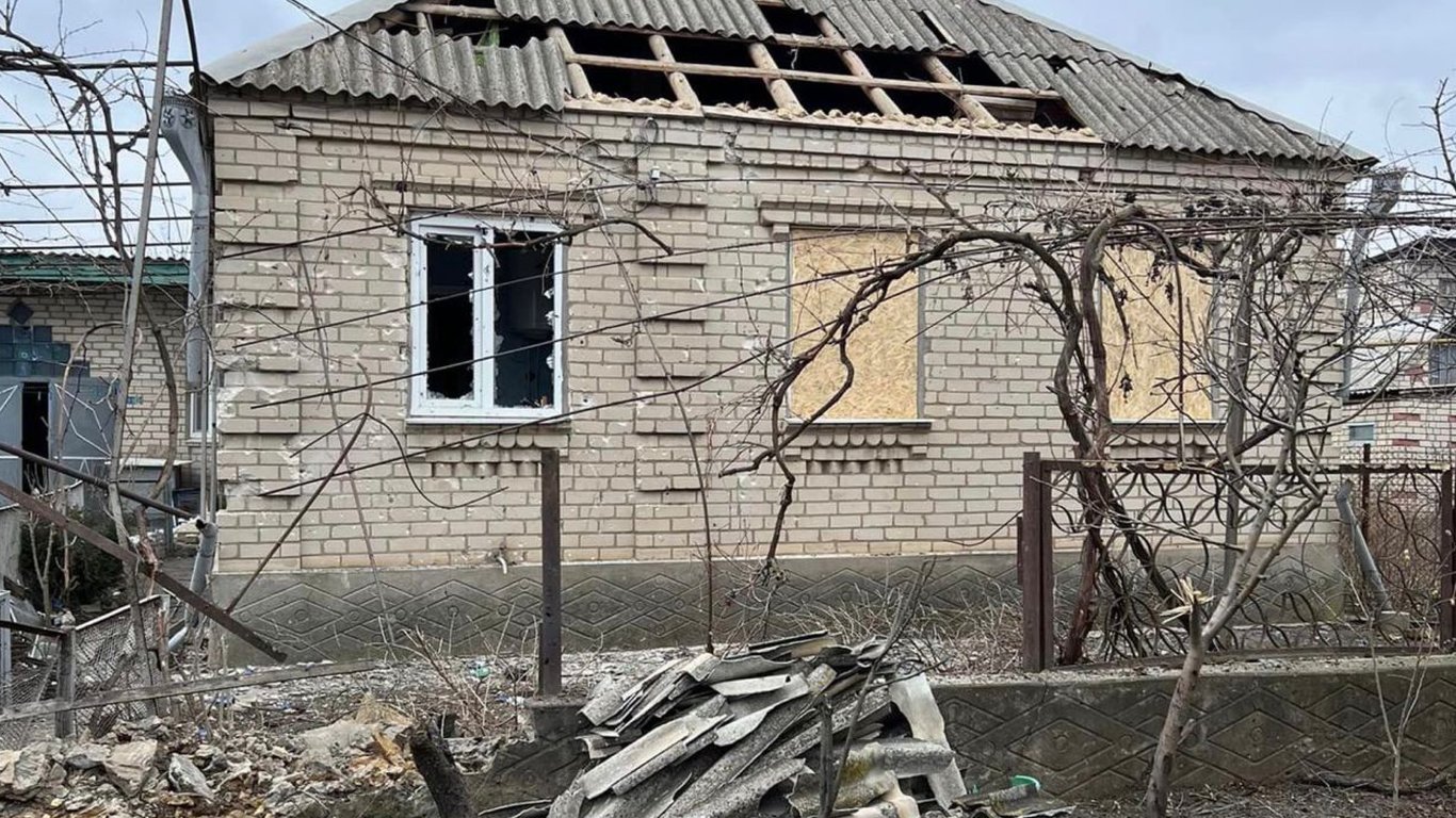 Обстрел Чернобаевки 5 февраля: фото последствий