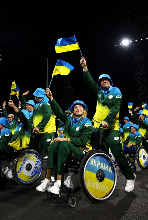 Украина на открытии Паралимпийских игр-2024