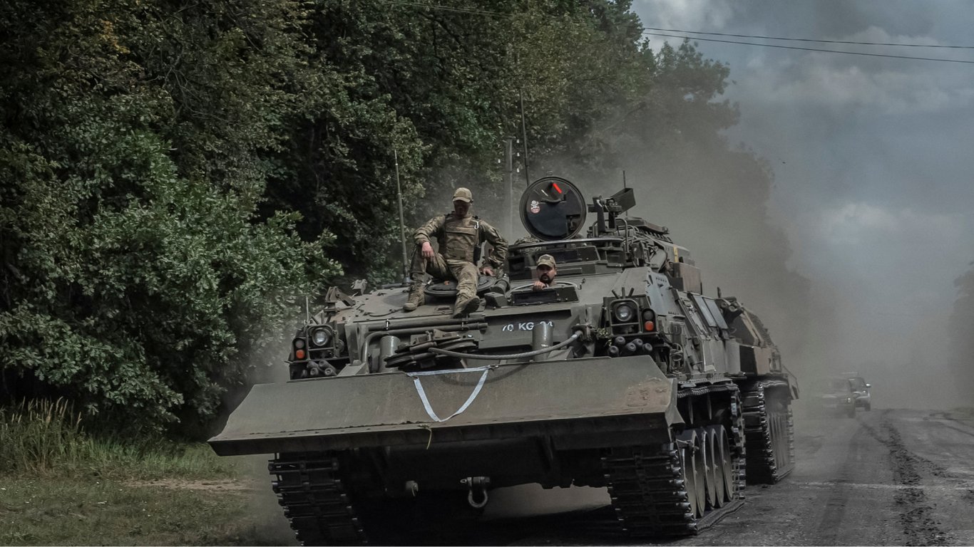 Курская область — военную технику ВСУ заметили в селе Гирьи