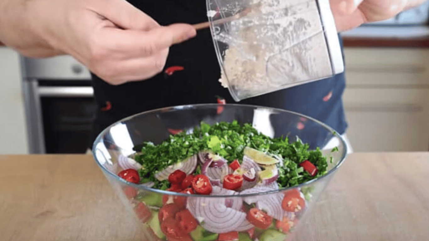 Georgian Salad, the new summer snack recipe