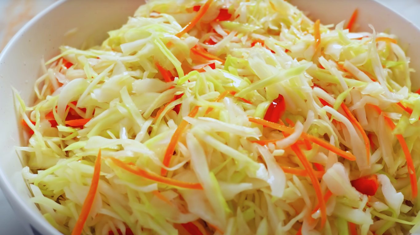 маринована капуста за 4 години