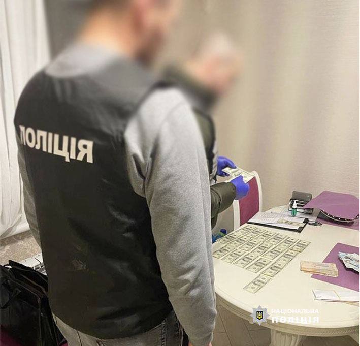 Вилученні кошти. Фото: ГУНП в місті Києві