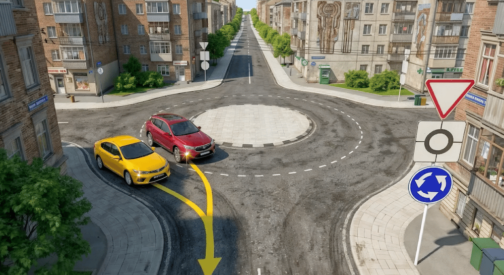 Тест ПДР: хто за ким проїде