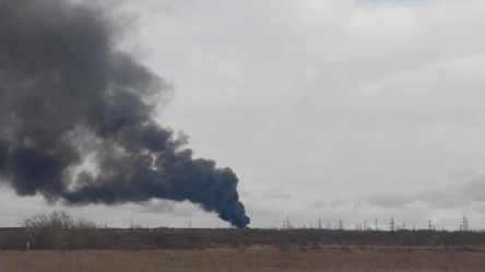 В оккупированной Макеевке раздаются взрывы — горит нефтебаза россиян - 285x160