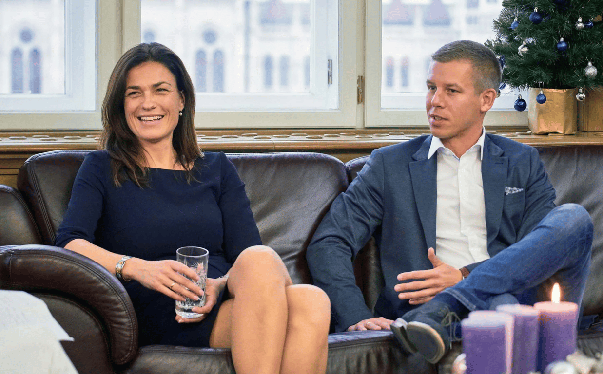 Петер Мадяр з дружиною