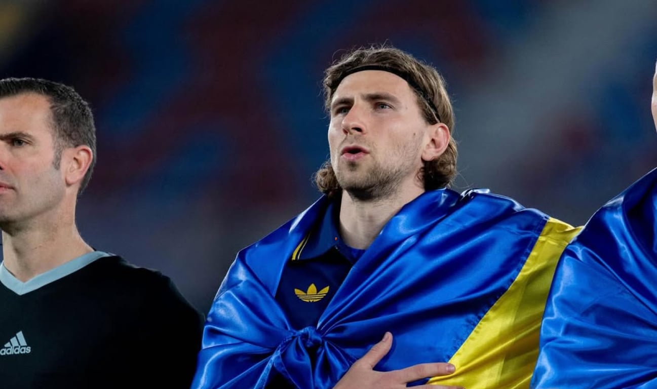 Илья Забарный перед матчем сборной Украины