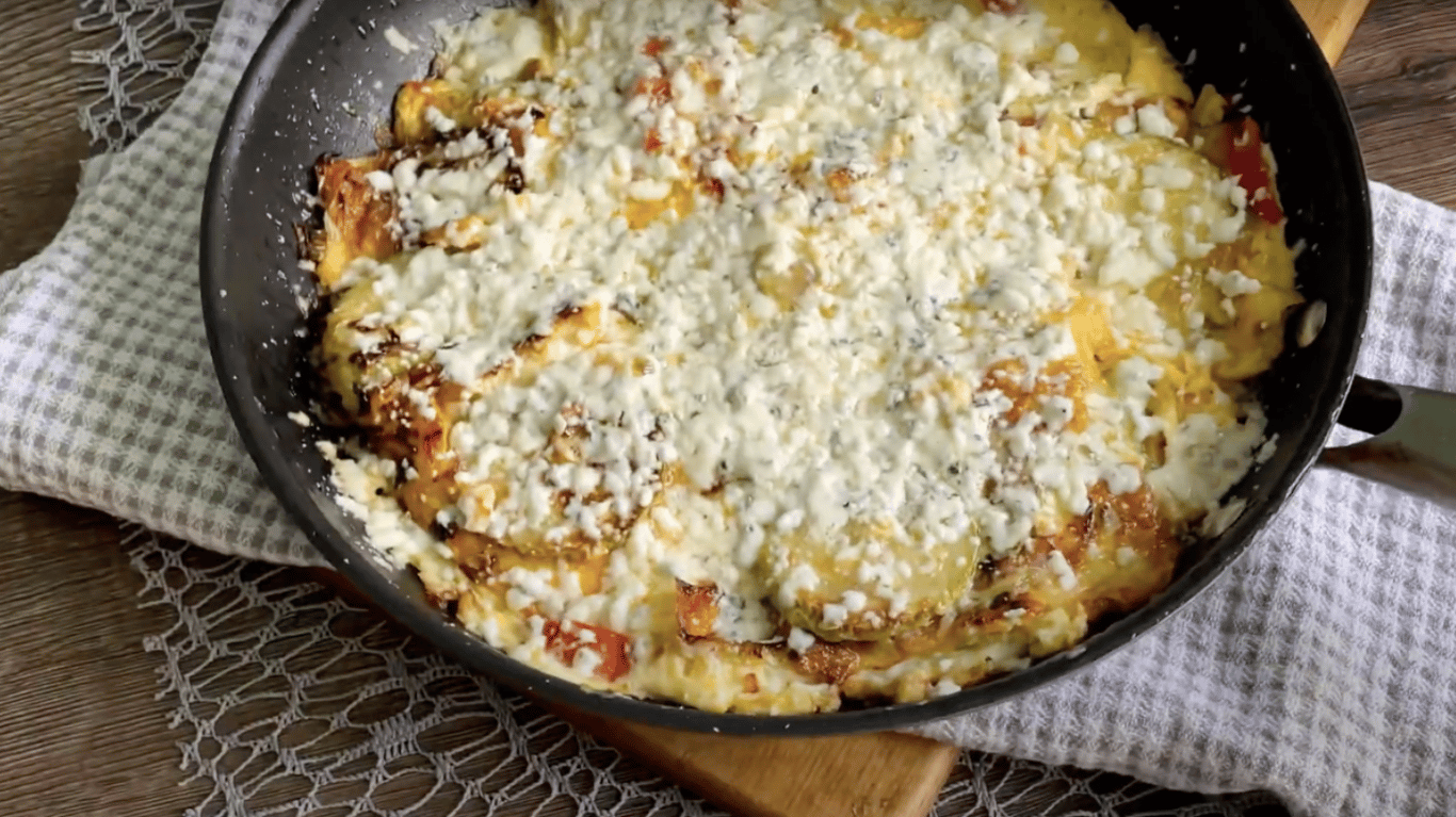 смачна фрітата з овочами рецепт приготування