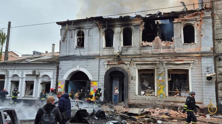 Атака на детсад в Харькове