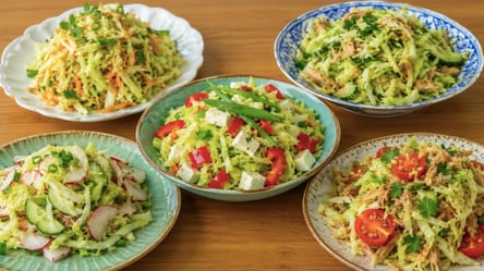 5 салатов из молодой капусты: легкие, хрустящие и невероятно вкусные - 285x160