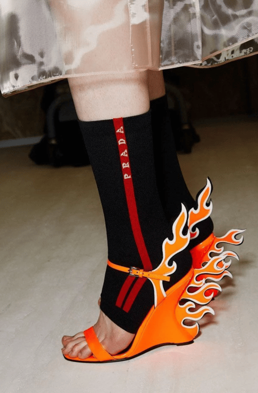 Взуття від Prada завжди мають попит серед зірок