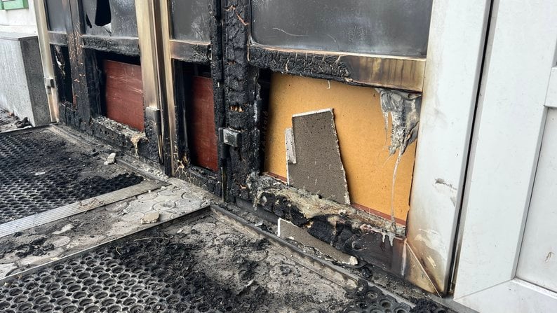 У полтавській податковій пошкоджено будівлю внаслідок нічного підпалу 15 жовтня