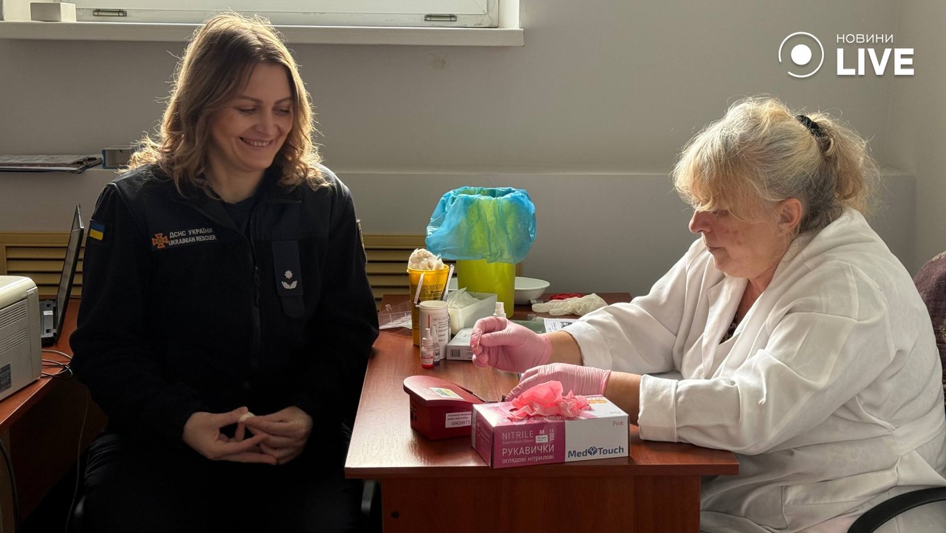 Рятувальники Одещини стали донорами крові