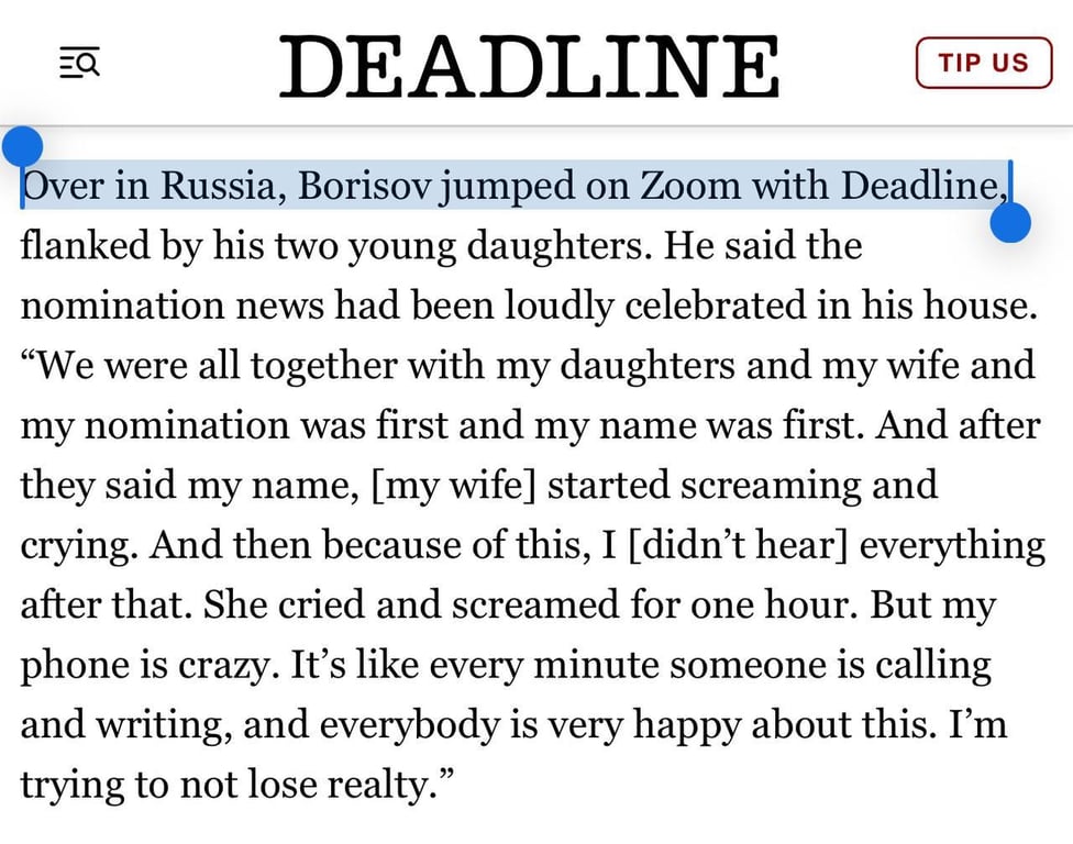 Голливуд номинировал на Оскар россиянина - детали - фото 3
