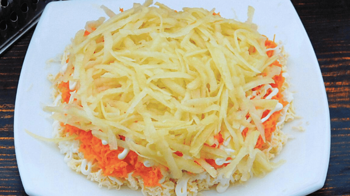 Французький салат з морквою рецепт приготування з фото