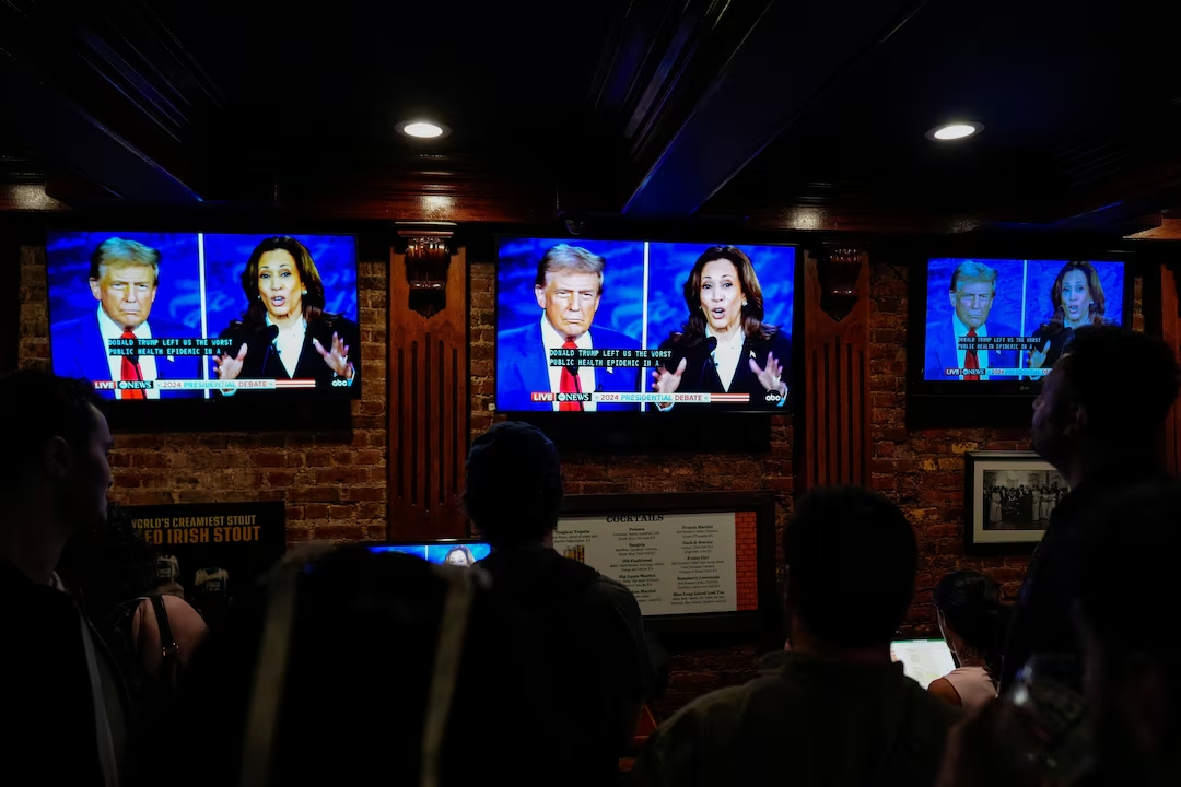 Трамп та Гарріс на дебатах