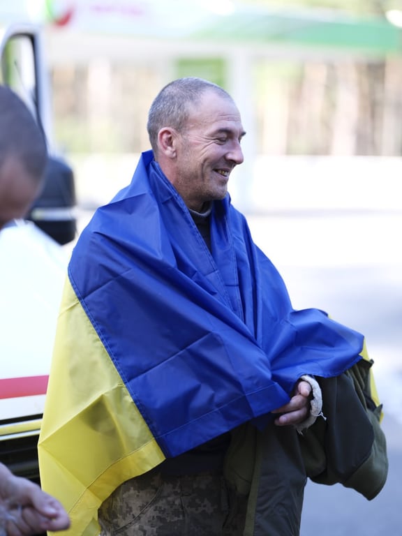 Повернення захисників з російського полону 19 квітня