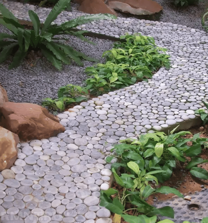 Дорожка из гальки