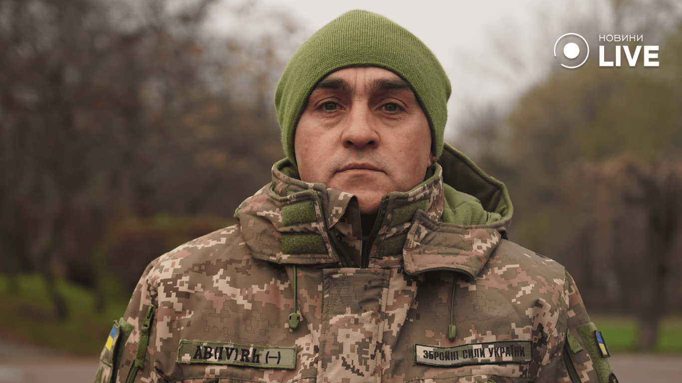 Военный Вадим Корниенко. Фото: Новини.LIVE/ Юлия Браславская