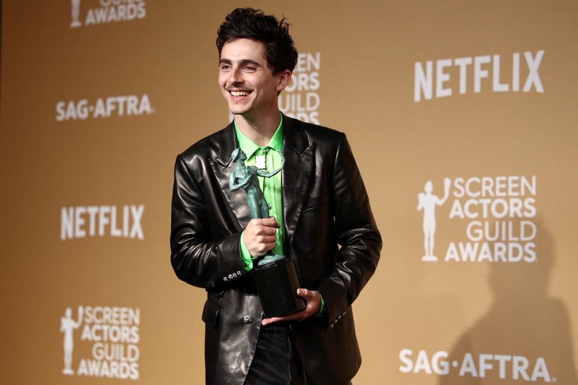 Тімоті Шаламе на SAG Awards 2025 - фото