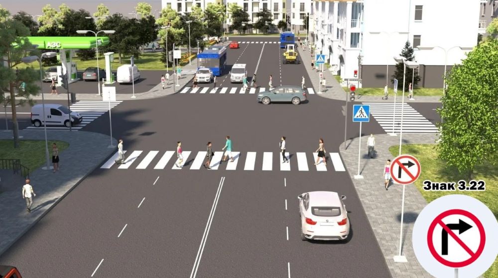 Запутанный тест с ПДД - в каких направлениях разрешено движение на зеленый сигнал - фото 2