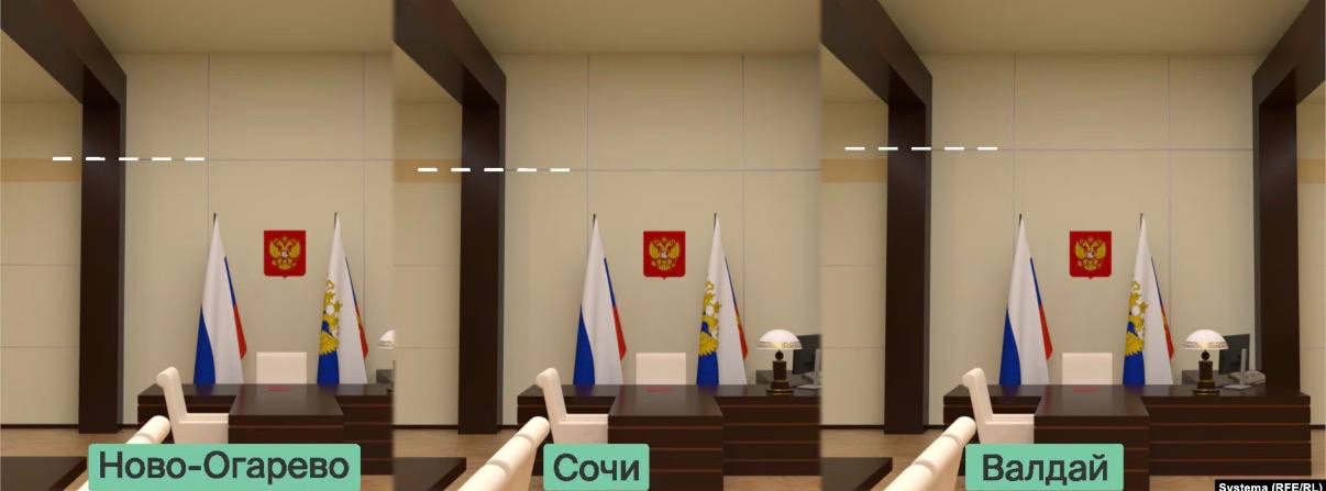 Журналисты узнали о трех кабинетах Путина